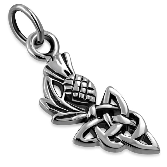 Scottish Thistle Pendant - Celtic Roots
