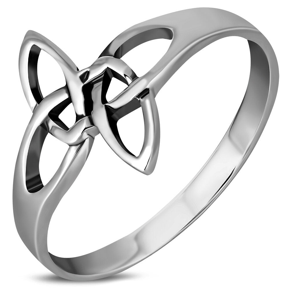Triquetra Ring - Interlocked Trinity (Small)