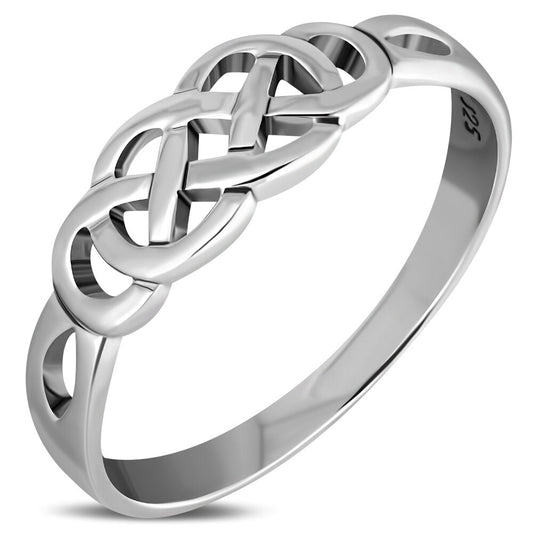 Celtic Knot Ring - Infinity Figure 8 Loop (Medium)