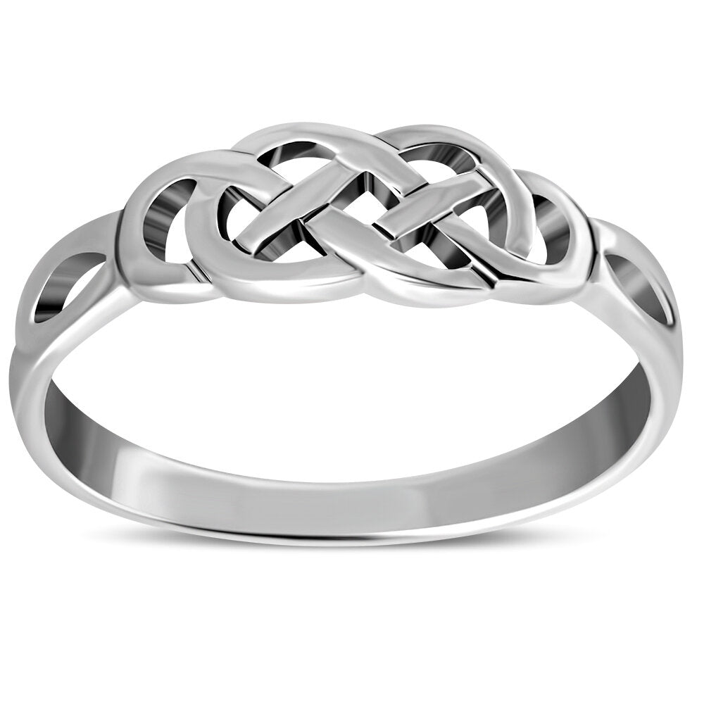 Celtic Knot Ring - Infinity Figure 8 Loop (Medium)