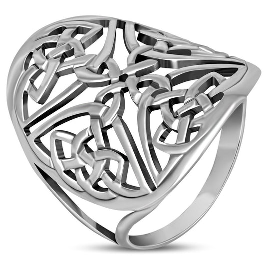 Celtic Knot Ring- Shield of Four Directions