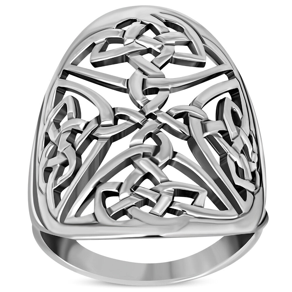 Celtic Knot Ring- Shield of Four Directions