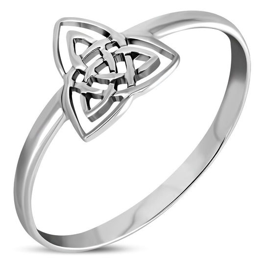 Triquetra Ring - Overlapping Trinity