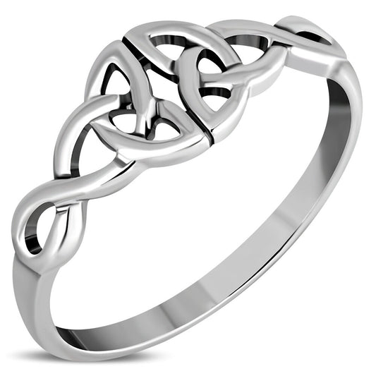 Triquetra Ring- Complex Union of Two