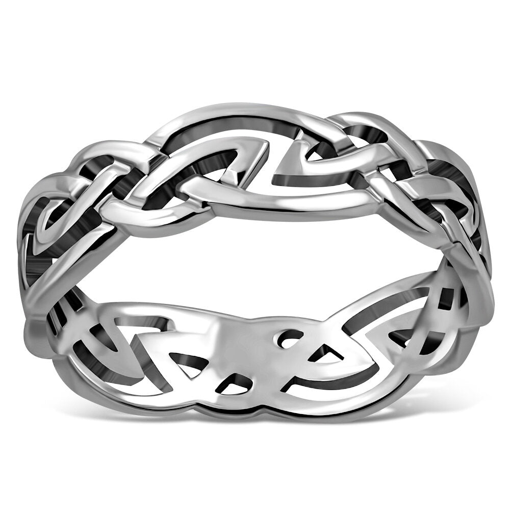 Celtic Knot Ring - Intricate Infinity Pictish Flow