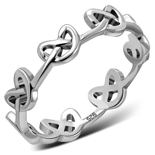 Celtic Knot Ring - Loose Pictish Rope