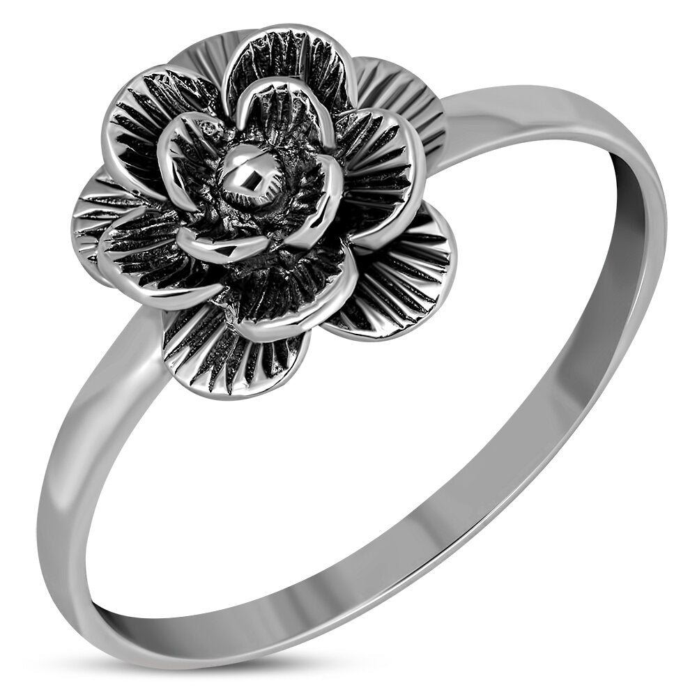 Contemporary Ring- Blooming Rose