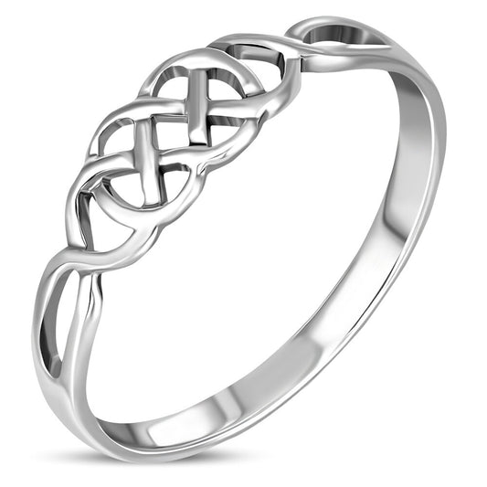 Celtic Knot Ring - Figure 8 Infinity Knot (Small)