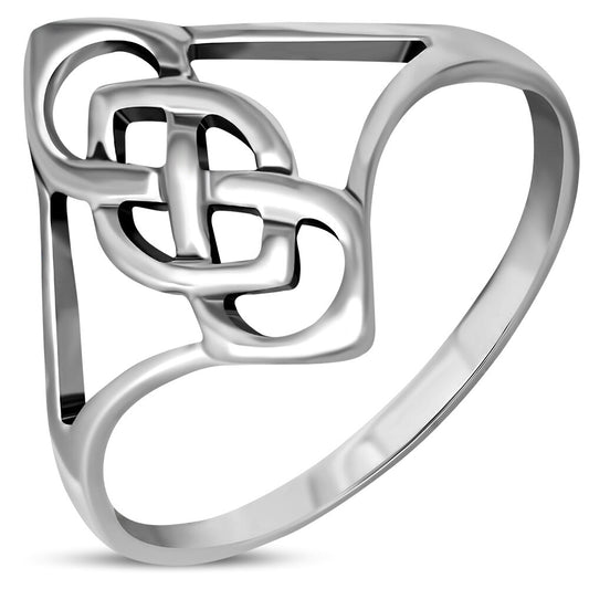 Celtic Knot Ring - Pointed Eternity