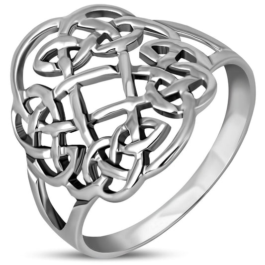 Celtic Knot Ring- Round Kells Twist