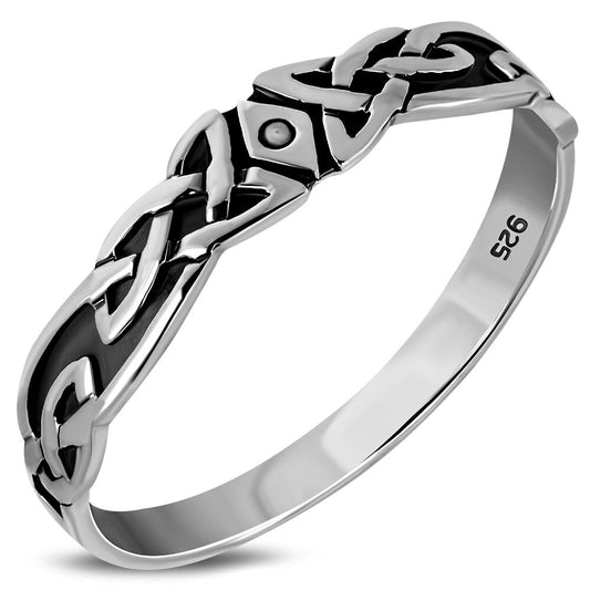 Celtic Knot Ring - Antique Style Celtic Arms