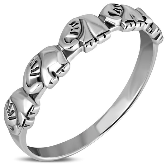 Contemporary Ring-Elephant Herd