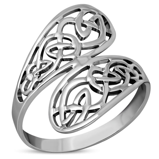 Celtic Knot Ring - Celtic Embrace