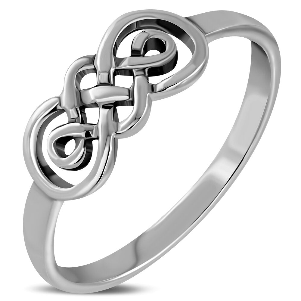 Celtic Knot Ring- Double Loop Knot