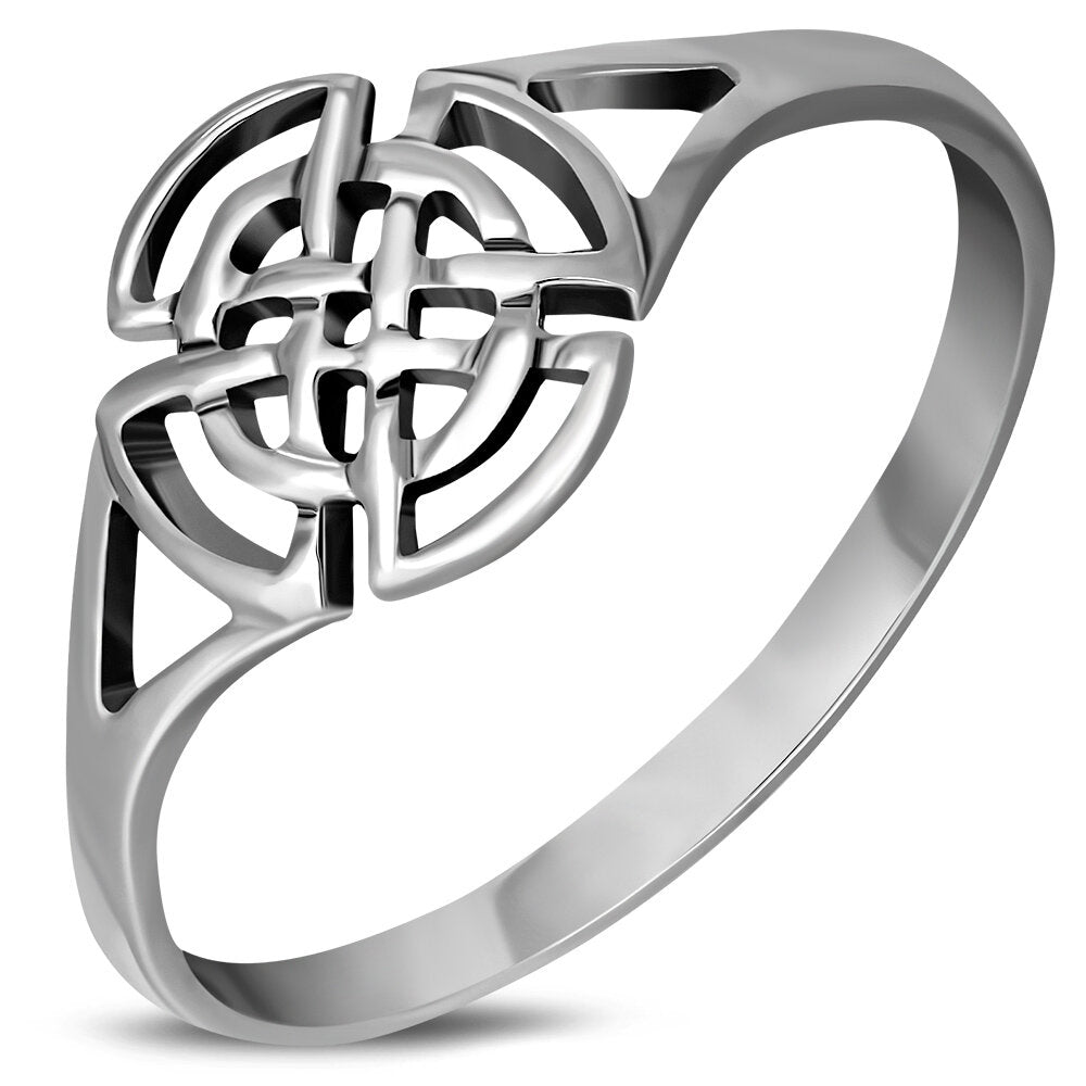 Celtic Knot Ring- Quaternary Shield Knot