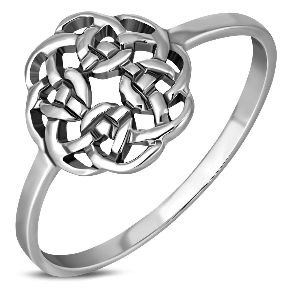 Celtic Knot RIng - Four Elements in Infinite Flow