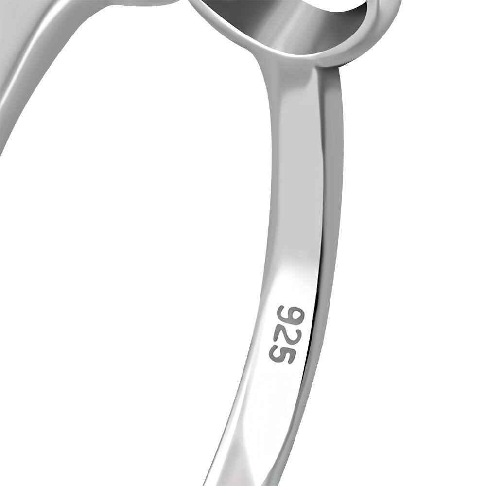 Contemporary Ring- Ribbon Infinity Symbol