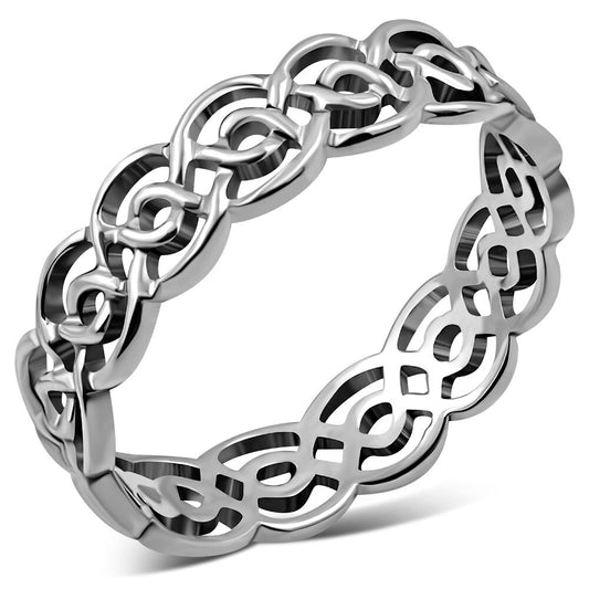 Celtic Knot Band- Full Ban Open Plait