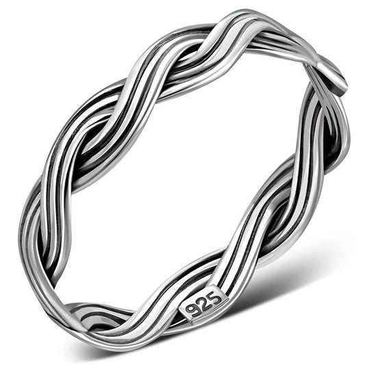 Contemporary Ring- Fully Braided Band
