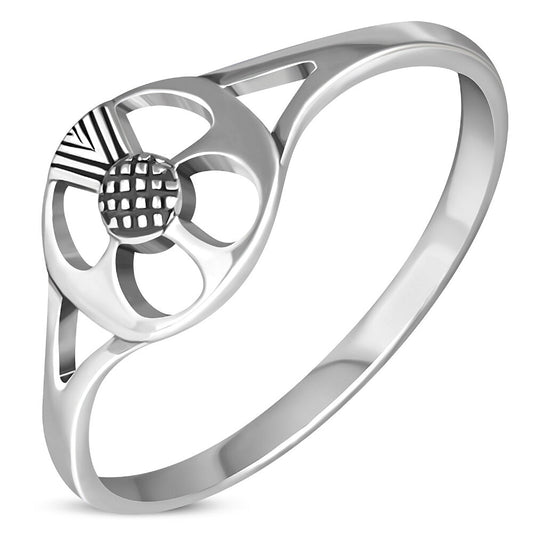 Scottish Thistle Ring -Wee Flower o' Scotland
