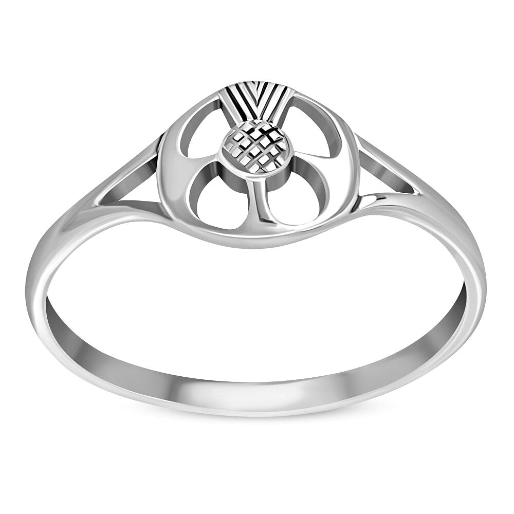 Scottish Thistle Ring -Wee Flower o' Scotland