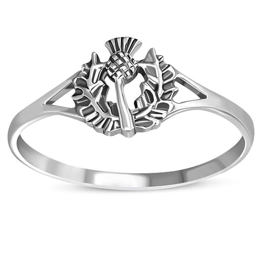 Scottish Thistle Ring - Wee Heraldic