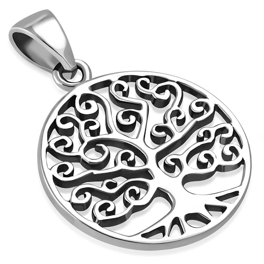 Tree of Life Pendant - Swirly Branches