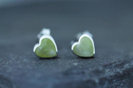 Scottish Marble Studs- Hearts
