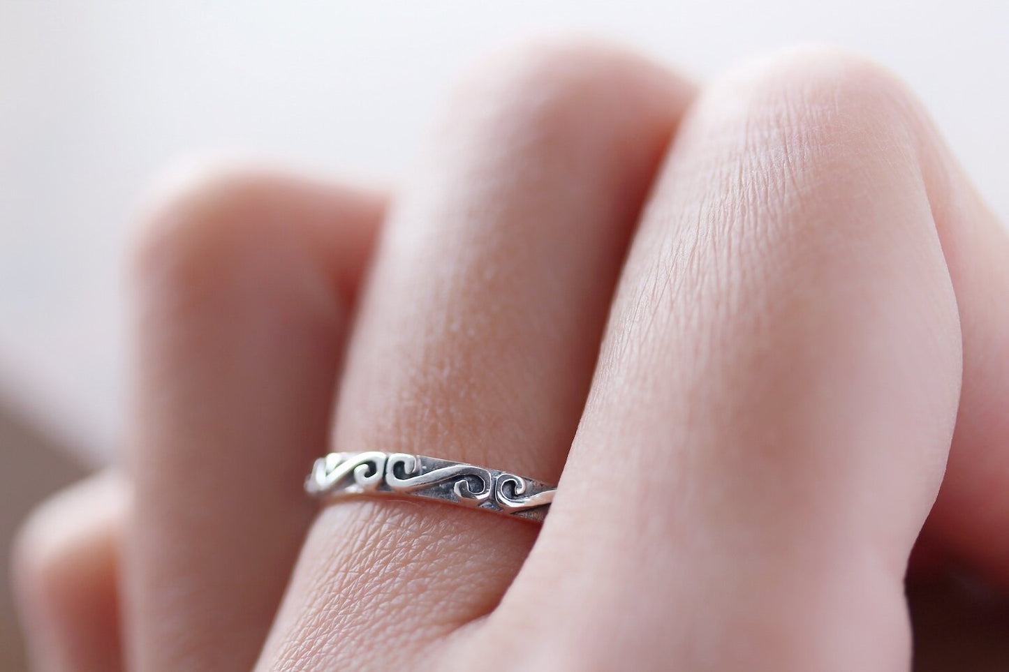 Celtic Knot Ring - Swirl Band