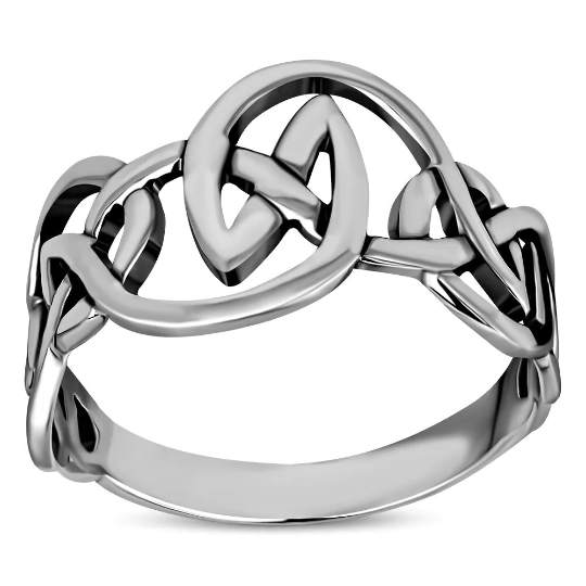 Celtic Knot Ring - Scottish Pictish Knot Wave